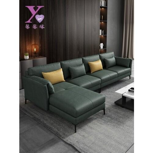 Italian minimalist latex Technology small family Nordic luxury modern simple cloth sofa living room furniture