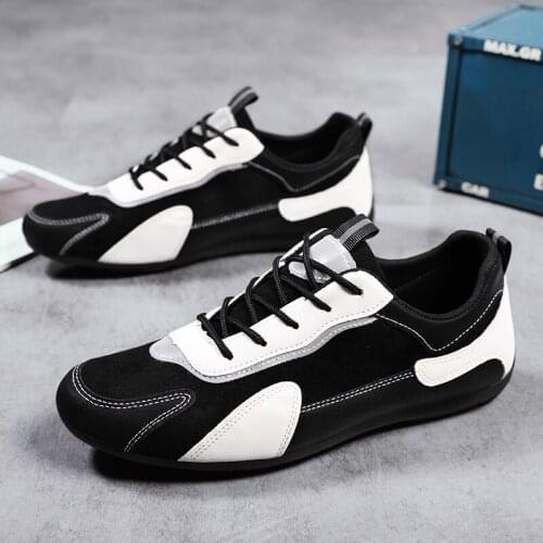 Mens Casual Shoes New Hot Sale Adult Non-slip Flats Shoes Mens Fashion Sneaker Comfortable Walking Shoes Mens Vulcanize Shoes