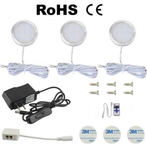 3/4/6/8PCS LED Under Cabinet Light 12V Kitchen Lights with Switch wardrobe bar lamp home Counter Showcase Decoration lamps