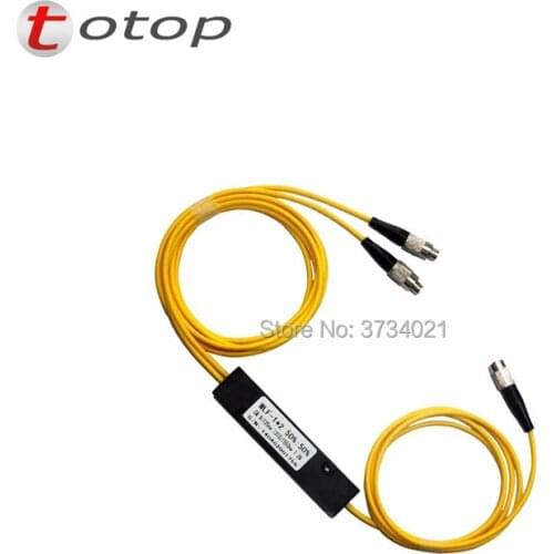 PLC Splitter FC UPC 1X 2 Single mode FC splitter fiber optic 1x2 FC upc plc splitter/ 1x2 Single mode plc splitter