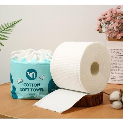 Wet and Dry Cleansing Towel Disposable Skin-friendly Baby Cleansing Facial Cleansing Towel Cotton Soft Towel