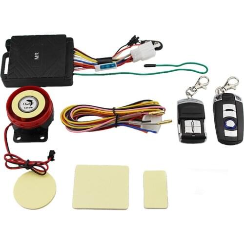 Motorcycle Bike Scooter Alarm Anti Theft Vibration Alarm Security System Universal Remote Control Motorbike Theft Protection