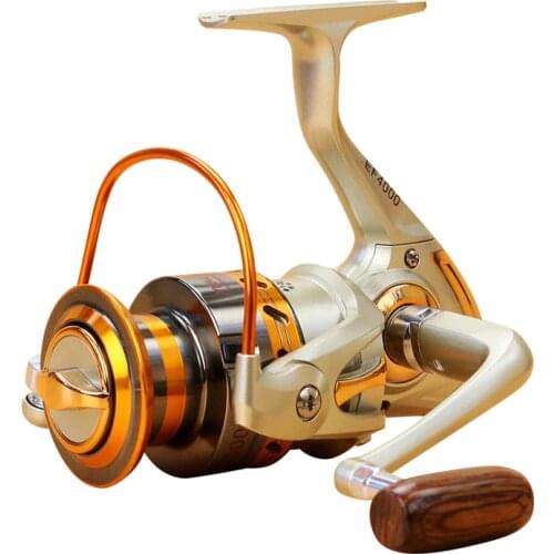 New Good Quality Fishing Reels Spinning Pre-Loading Spinning Wheel 500/7000S Metal 12 BB4.1:1 5.2:1 5.5:1 160/660g