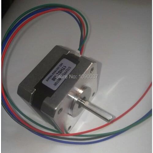 17HS2408 4-lead Nema 17 Stepper Motor 42 motor 42BYGH 0.6A CE ROSH ISO CNC Laser Grind Foam Plasma Cut