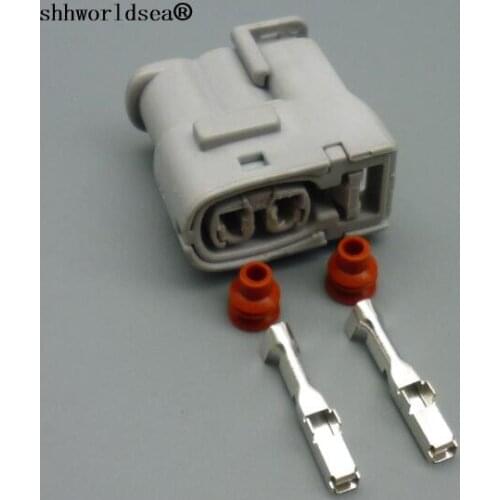 Shhworldsea 2 pin auto plastic houisng plug MG643477 car electric waterproof wiring harness connector plug MG 643477