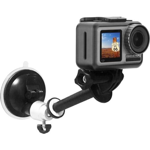 Stable Extension Rod Adapter Seat Bottom Suction Cup Car Bracket for DJI Osmo Action Sports Camera Accessories