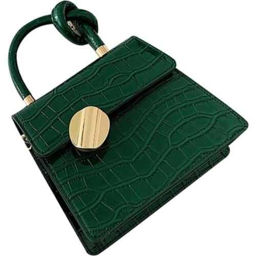 Stones Pattern PU Leather Crossbody Bags for Women Small Handbags Chain Shoulder Mini Purses Best Sale-WT