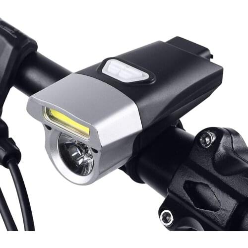 Bike Light USB Rechargeable 300 Lumen 3 Mode Bicycle Front Light lamp Bike Headlight Cycling LED Flashlight Lantern FL3112