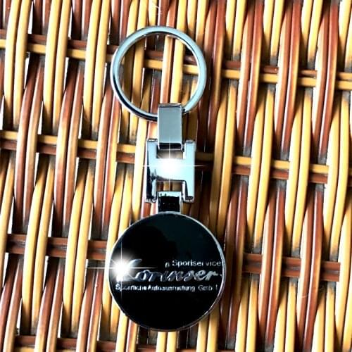 High quality metal car key ring for lorinser emblem for Mercedes benz keychain w204 w203 w212 w211 w124 w210 CLG AMG accessories