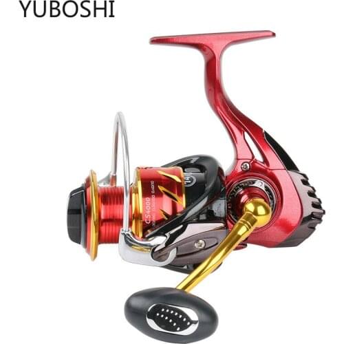 YUBOSHI New Profession Spinning Fishing Reel 1000-7000 Series Left/right interchangeable 5+1BB Bearing Balls Fishing Wheel