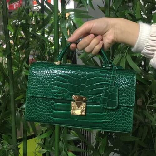 Loved So Much Crocodile Bag Lady Fashion PU Crocodile Leather Tote Bag Women Elegant Tote Purse Hot Sales
