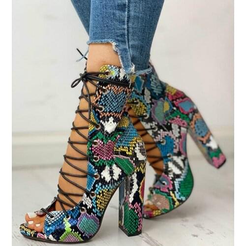 2021 Nightclub Spring Serpentine Platform High Heels Women Fashion High Heels 10cm Heels Platform Sandals Party Wedding Shoes