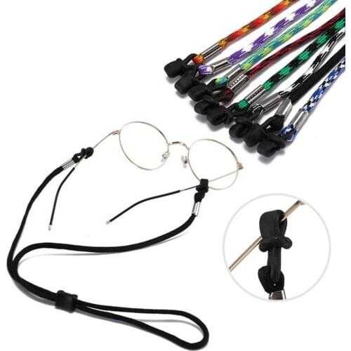 1pc Non-Slip Headband Eyeglass Neck Cord Strap Stretchy Sports Glasses String Lanyard Sunglasses Rope Reading Glasses Holder