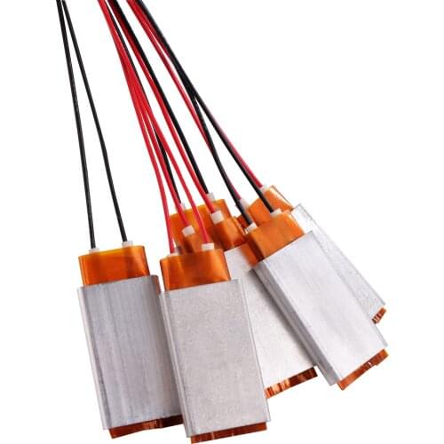 220V/12V Insulated PTC Ceramic Air Heater 80-220 Degrees Egg Incubator Heating Incubation Equipment Warm Tool 10 Pcs