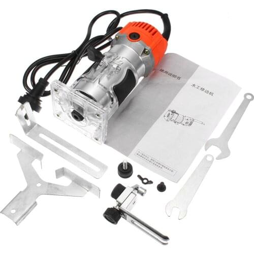 110V/220V 1200W 6.35mm Wood Laminate Palm Router Electric Hand Trimmer Edge Joiners Woodworking Tool