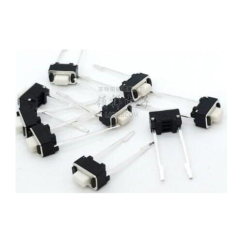 3*6*4.5mm Touch switch 3x6x4.5mm Light touch switch According to the side The two feet Long legs pins 2 feet Micro switch