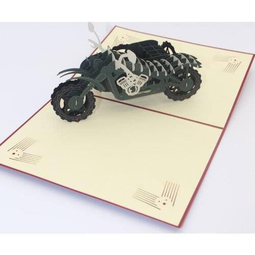 3D Pop Up Cards Fathers Day Greeting Cards Postcard Fathers Day Gift Blessing Message Postcards Car Gift Card