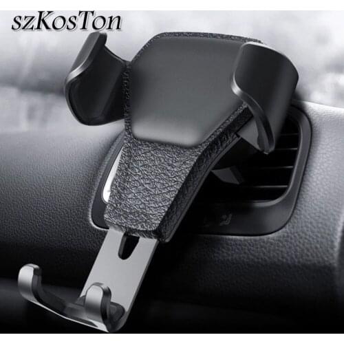 Car Phone Holder For Phone In Car Air Vent Mount Mobile Phone Holder Stand 4 to 6 inch Gravity Smartphone Cell Support Bracket