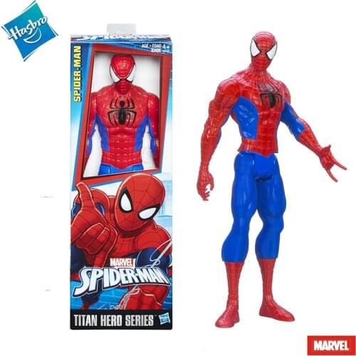 28Cm Marvel Ultimate Spider-Man Action Figures Toys Titan Hero Series SpiderMan Doll Model Cartoon Collection Toy Boys Gift