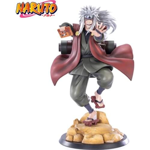 Naruto Jiraiya Statue PVC Action Figure 200mm Naruto Shippuden Anime Jiraiya Diorama Figurine Toys