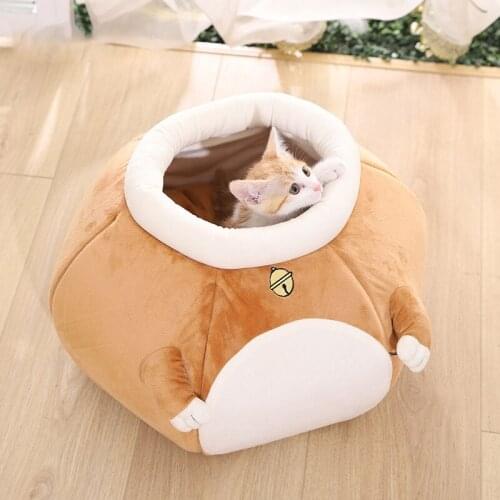 Cat Bed Warm Winter Pet Puppy Cave For Cats Pet Cat Dog House Kennel Puppy Cave Sleeping Bed Cats Products For Pets