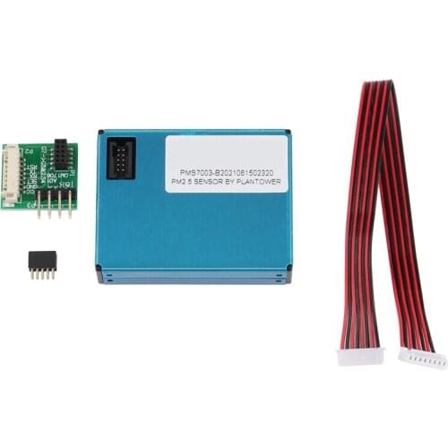 HOT PM2.5 DUST SENSOR PMS7003 / G7 Thin Shape Digital PM2.5 Sensor (Inculd Transfer Board + Cable)
