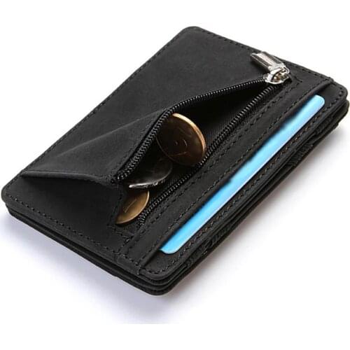 Fashion Men Slim Wallet Male Ultra thin Short Men Wallet Card Money Cash Purse coin Holder Z6R4