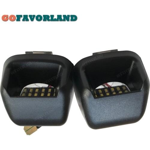 Pair Rear Bumper License Plate Light Lamp For Suzuki For Nissan Frontier 2007-2019 Armada 2008-2015 Titan Xterra 2007-2015
