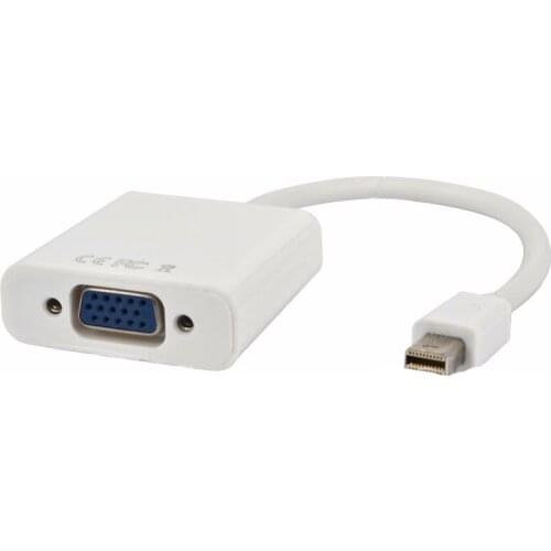 Mini DisplayPort to VGA Adapter for Macbook Pro Air Mini DP to VGA Cable converter Hot sale