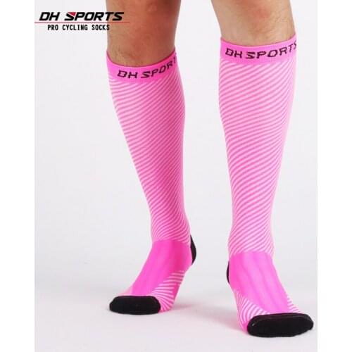 DH SPORTS Brand Professional Graphene Football Socks Running Soccer Stockings Breathable Snowboard Cycling Compression Socks New