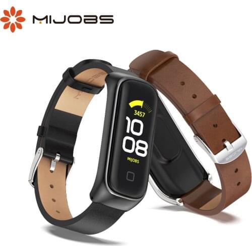 For Samsung Galaxy Fit 2 Straps Leather Bracelet Soft Silicone Sport Band Replacement Watchband For Samsung Galaxy Fit2 Correa