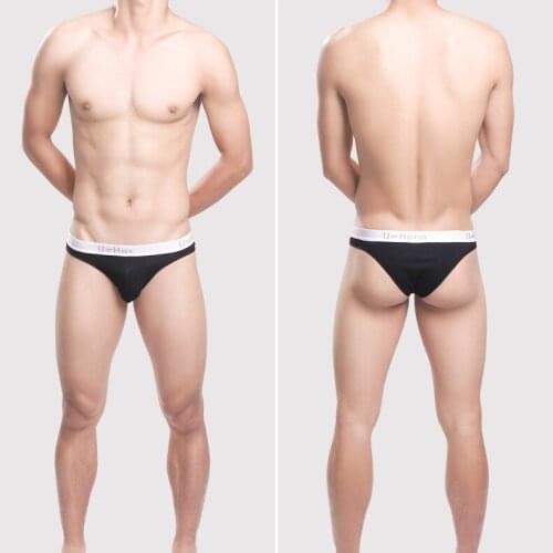 Bikini sexy para hombres, ropa interior de algodón para hombres, calzoncillos absorbentes de sudor antifricciónyoupin