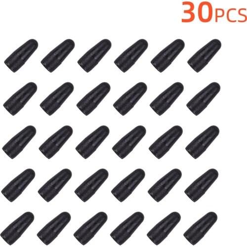 30pcs Replacement Nibs Pen Tips with Pen Clip Compatible with VINSA PEN-1 Graphics Drawing Tablet Stylus Black