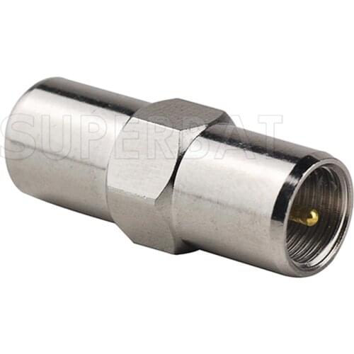 Superbat 5 pcs FME Adapter FME Male Plug to FME Plug Straight RF Coaxial connector