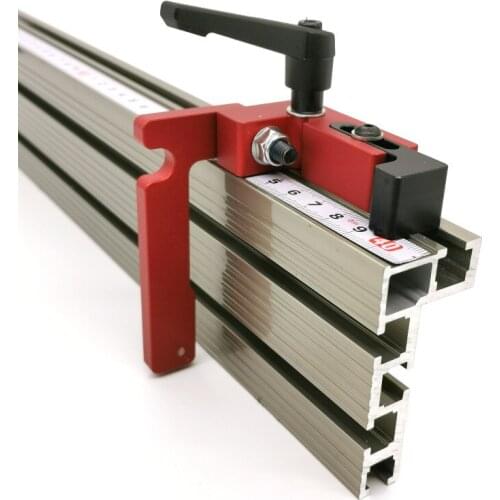 600mm/800m Height Miter Track T-track Stop Sliding Brackets T-Slot Aluminium Profile Woodworking Workbench DIY Accessories