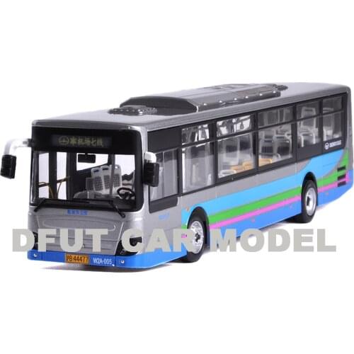 1:43 Alloy Toy SHANG HAI SHEN WO BUS Car Model Of Childrens Toy Cars Original Authorized Authentic Kids Toys