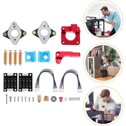 1 Set Printer Extruder Aluminum Block Clipping Filter 3D Printer DIY Parts