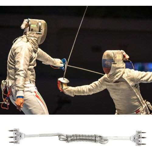 3-Pin Plug Fencing Match Sabre Foil Epee Body Cord Cable Hand Line Equipment player daily club competition training accessories