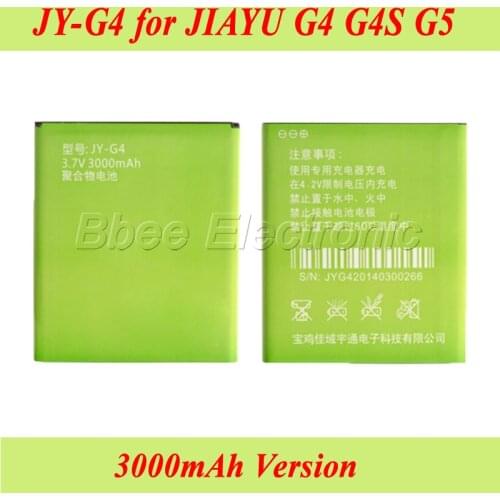 3000mAh Version JY-G4 JY-G5 battery for JIAYU G4 G5 G4S Batterie Bateria ACCU AKKU PIL