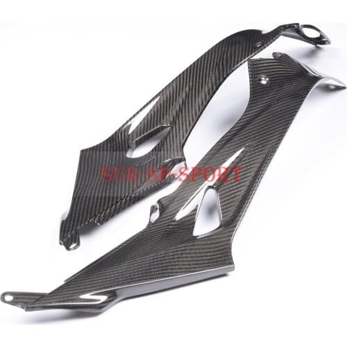 Tank Side Fairings Panels For BMW S1000RR 2015 2016 2018 S1000R 2014 -2018 Full Carbon Fiber 100% Twill