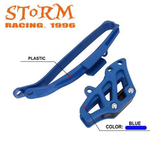 CNC Plastic Motorbike Protector Chain Guard Guide & Slider Guard For YAMAHA WR250F WR450F YZ250F YZ250FX YZ450F YZ450FX YZ WR