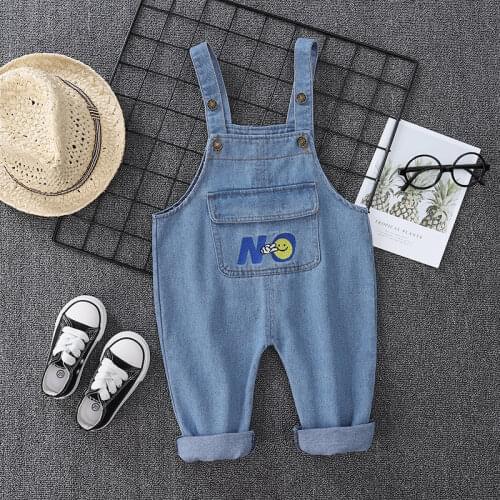 Children Denim overalls Spring Autumn Clothes Baby Boys Girls Bib Pants Infant Kids Fashion Toddler Casual Clothing Tracksuits