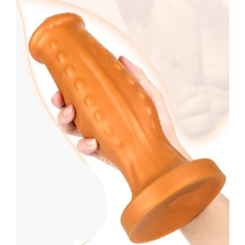 Huge Silicone Anal Plug Erotic Products Big Prostate Massager Vaginal Dildo Masturbator Anus Expanders BDSM Sex Toys For Couples