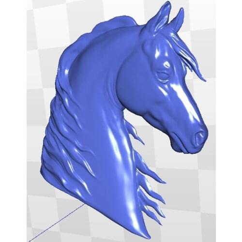 Model 3d horse_12 artcam relief for cnc in STL file format