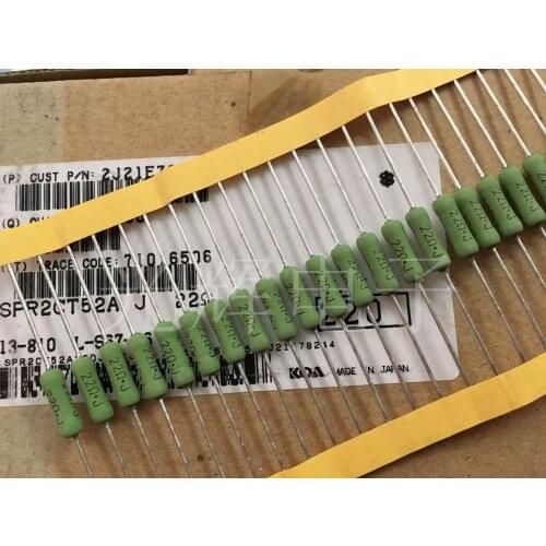 Original new 100% 2W22R copper foot fever resistance SPR2CT52AJ22R 22R 5*15MM (Inductor)