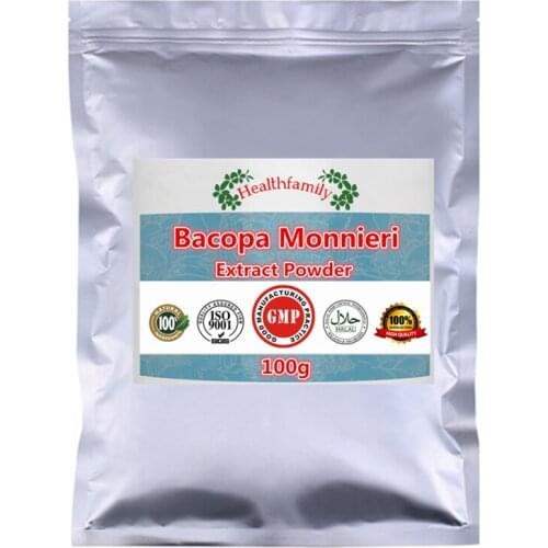 Bacopa Monnieri Extract Powder,Fight Against Anxiety and Depression,Support Mood,memory,Focus and Attention
