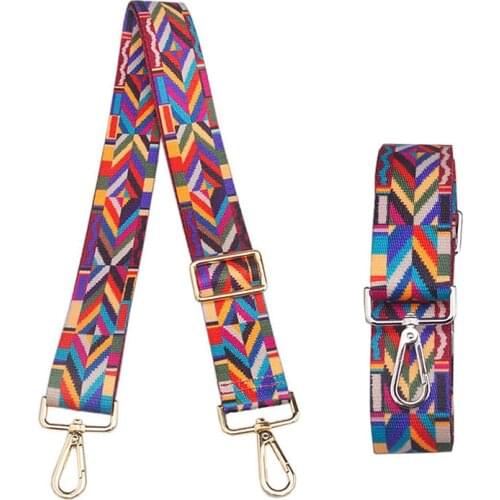 Nylon Colored Belt Bag Strap Handbag Belt Wide Shoulder Bag Strap Replacement Strap Accessory Bag Part Adjustable Belt For Bag