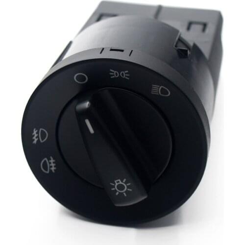 Headlight Control Switch Fog Light Knob for VW Bora Golf 4 1998-2005 Passat B5 Sharan Lupo Polo Beetle 1C0 941 531 A 1C0941531