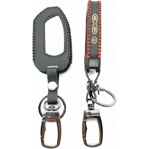 Russian Version DXL4950 100% Leather Case for Pandora DXL 4950 DX-90BT DX-91 Two Way Car Remote Control