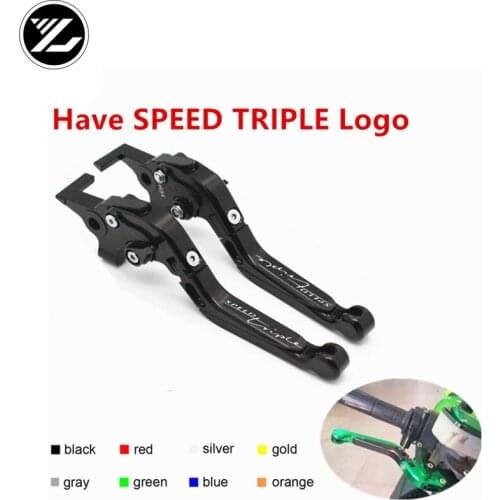 For Triumph SPEED TRIPLE 2008 2009 2010 Motorcycle levers Adjustable Foldable Lengthening brake clutch levers